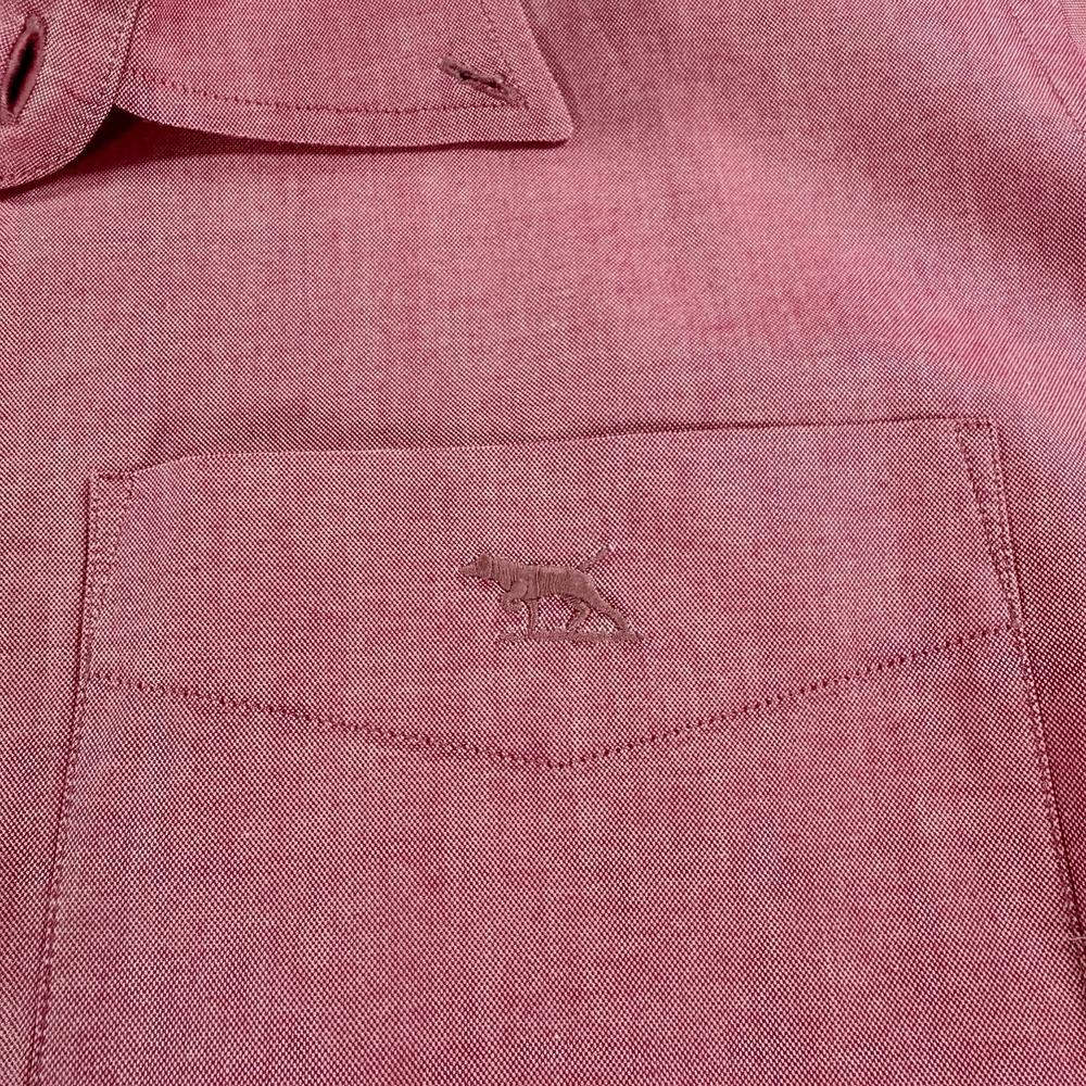 Rodd & Gunn New Zealand Pink Oxford Button Down Shirt Mens L Italian Fabric - Picture 3 of 7